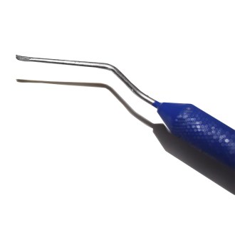 Cuillère de greffage professionnelle - métal - bleue