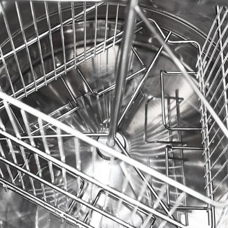 Extracteur de miel Mellarius OptiLine 3 cadres manuel avec grande manivelle P40