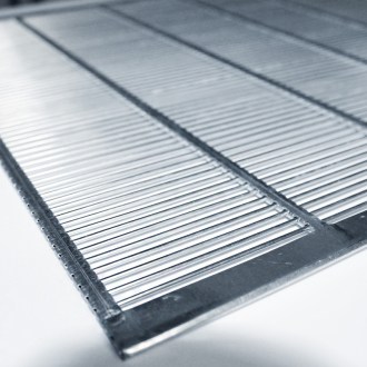 Grille à reine en acier inoxydable 420x420 mm DE