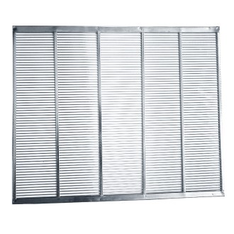 Grille à reine en acier inoxydable 463x477 mm DE
