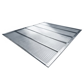 Grille à reine en acier inoxydable 377x420 mm DE