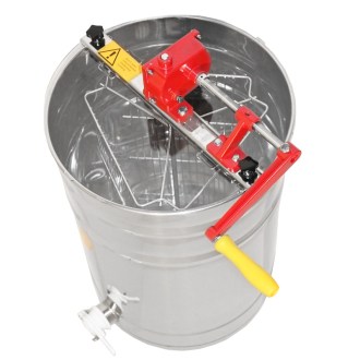 Extracteur de miel Mellarius OptiLine 3 cadres manuel avec grande manivelle P40