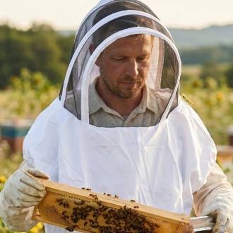 Voile de protection Mellarius en toile de coton