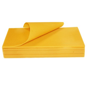 Feuilles de cire gaufrée Langstroth 1/1 (232) - 424x205 mm