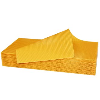 Feuilles de cire gaufrée Langstroth 1/1 (232) - 424x205 mm