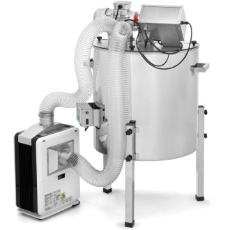 Dispositif de malaxage à double paroi ApiCera® avec chauffage et séchoir - 185 kg
