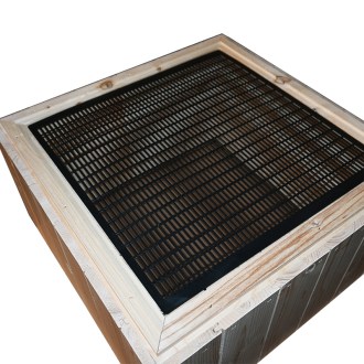 Grille à reine 417 x 417 - plastique moulé noir - PROMOTION