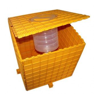 Ruche combinée (multi-corps, caisse de transport, etc.)