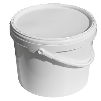 Récipient pour miel en plastique 15 kg blanc