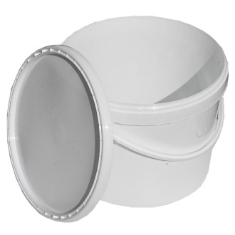 Récipient pour miel en plastique 15 kg blanc