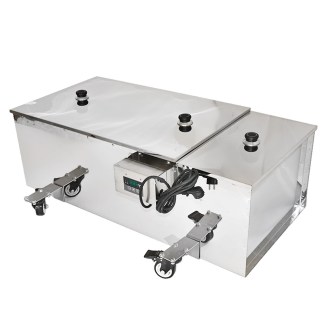 Maturateur à miel avec tamis en cascade et couvercle Mellarius