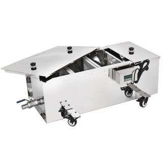 Maturateur à miel avec tamis en cascade et couvercle Mellarius