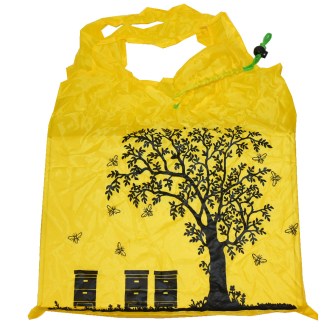 Sac de courses avec motif de ruches