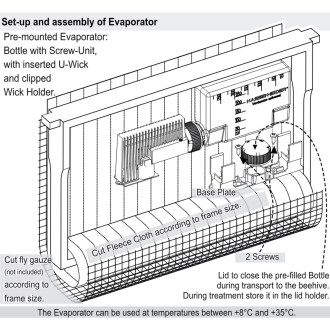 Évaporateur de substances volatiles - original Nassenheider H - 2 pièces
