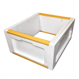 Hausse en polystyrène 10 cadres 1/1 Langstroth - 232 mm