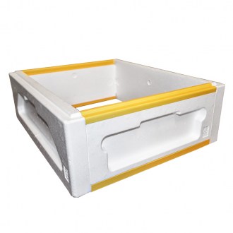 Hausse en polystyrène 10 cadres 2/3 Langstroth - 159 mm