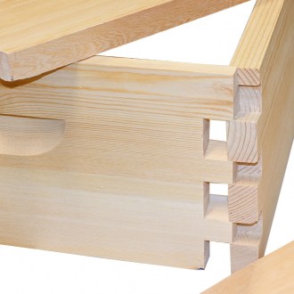 Corps Langstroth Jumbo (285 mm) - galvanisée - dépliée