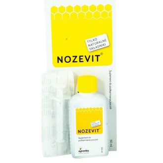 Nozevit 50 ml(Le nom du produit reste identique en français, il s'agit d'un complément alimentaire pour abeilles contre la nosémose)