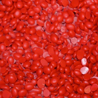 Cire d'abeille - pastilles rouges - 500 g