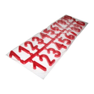 Numéros en plastique - 21 pièces - pl