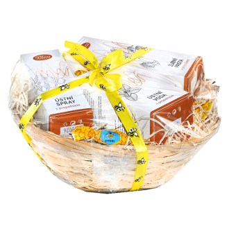 Panier cadeau Pleva avec hygiène bucco-dentaire