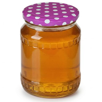 Couvercle pour pot TO 82 - Points - pourpre