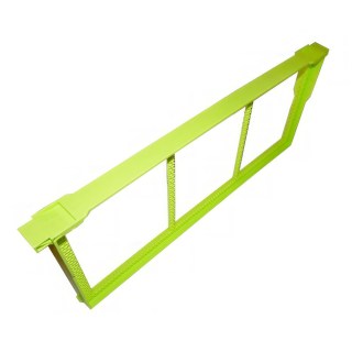 Cadre plastique à bâtisse libre Langstroth 2/3 159 - ter. - vert