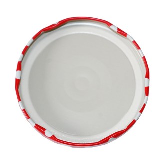 Couvercle pour bocal TO 82 - Points - rouge