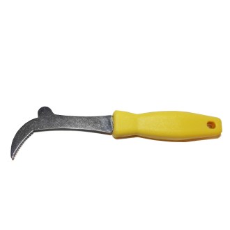 Lève cadres d'apiculture - manche en plastique jaune