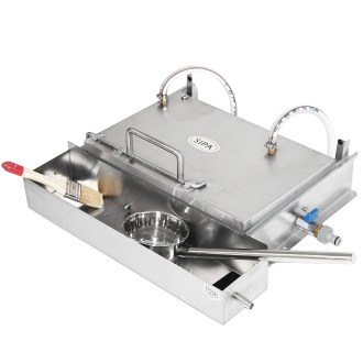 Presse manuelle pour feuilles de cire gaufrée SIPA - refroidie à l'eau - 395x260