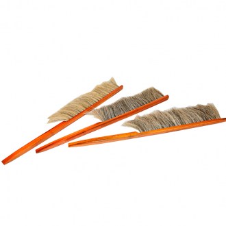 Brosse à abeilles à une rangée - poils blancs