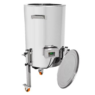 Cuve de décristallisation à extraction avec chauffage Mellarius MaxiLine 230 V - 74 litres / 100 kg