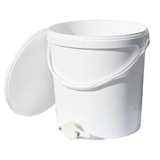 Maturateur 25 kg avec robinet - blanc