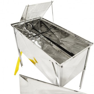 Table à désoperculer Mellarius avec couvercle - 100 cm