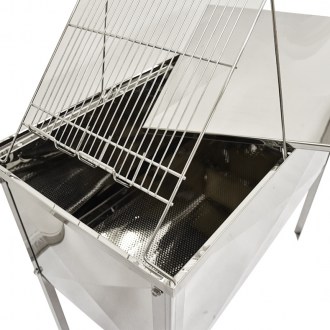 Table à désoperculer Mellarius avec couvercle - 100 cm