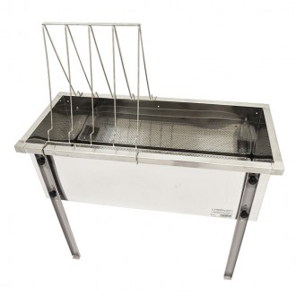 Table à désoperculer Lysoň Optima - cuve inox - P 150 cm Langstroth