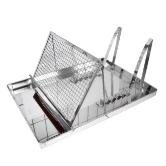 Plateau de désoperculation Mellarius grand avec repose-cadre