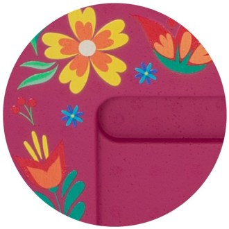 Ruche Dadant OPTIMA, laquée (rose foncé), imprimée - fleurs, démontée