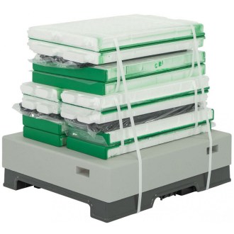 Ruche Dadant Blatt OPTIMA, laquée (VERTE), démontée 10 cadres