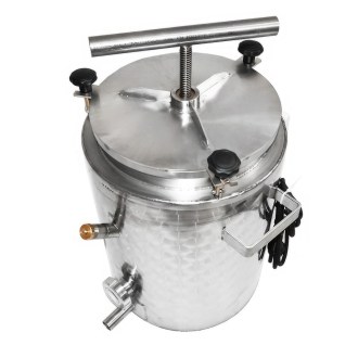 Fondoir à cire avec presse 35l - électrique 230 V