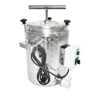 Fondoir à cire avec presse 35l - électrique 230 V
