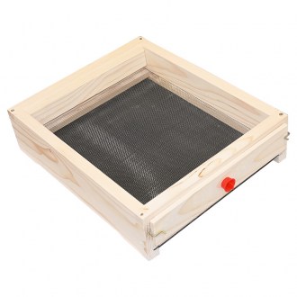 Plancher grillagé anti-varroa en inox - Langstroth - 10 cadres