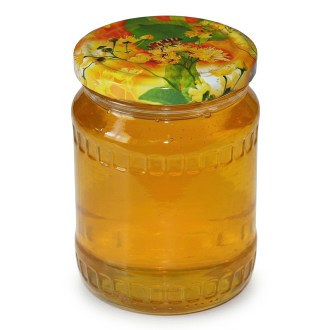 Couvercle pour bocal TO 82 - abeille sur tilleul - HO9