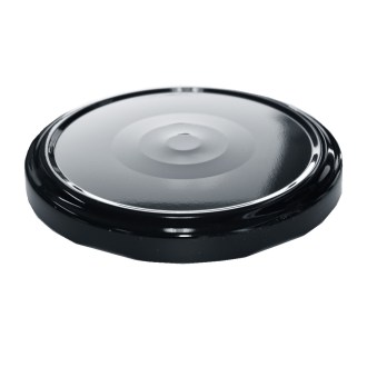 Couvercle de conservation pour pot TO 82 - RBS - noir - 700 pcs - carton complet