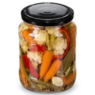 Couvercle de conservation pour pot TO 82 - RBS - noir - 700 pcs - carton complet