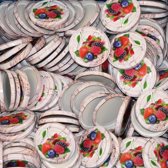 Couvercle de bocal à visser TO 82 - RTS - Fruit 6 - 700 pcs - carton complet