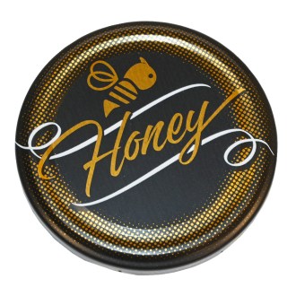 Couvercle pour pot TO 82 - Honey - noir - mat - 700 pcs - carton complet - HO12-2