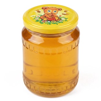Couvercle pour pot TO 82 - Ourson peint - HO7