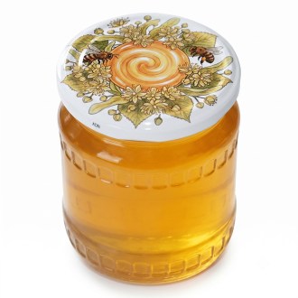 Couvercle pour pot TO 82 - Abeilles, tilleul et miel 700 pcs - carton complet - HOJ1