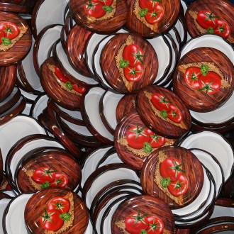 Couvercle de conservation pour pot TO 82 - RTS - Tomates - 700 pcs - carton complet